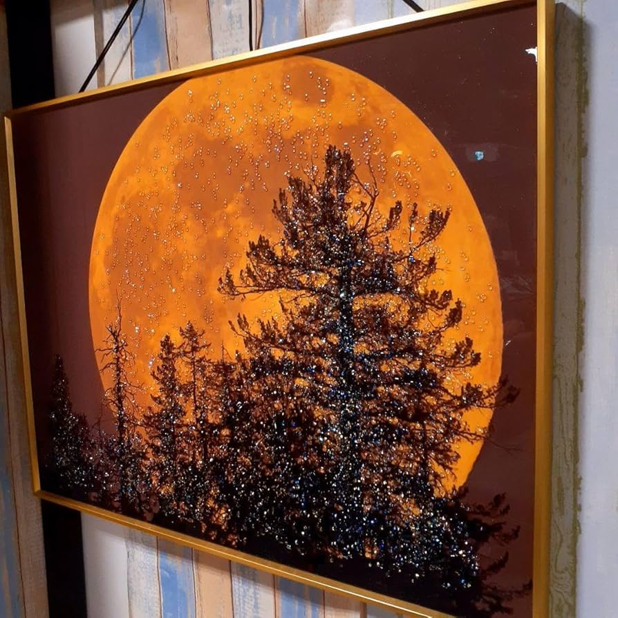 輸入雑貨天然石ダヴィンチ作『モナリザ・クリスタルアート』水晶絵宝石