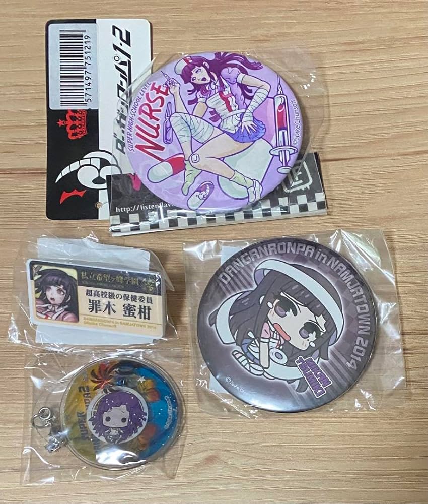 ダンガンロンパ 罪木蜜柑 水着 缶バッジ ダンガンロンパ 罪木蜜柑 水着