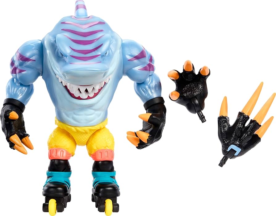 Amazon.com: Mattel Street Sharks Action Figure with Bite & Skate