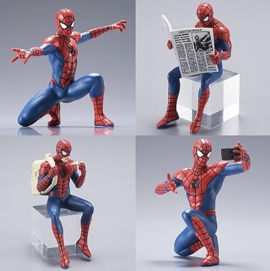 Amazon.co.jp: SR+ スパイダーマン スパイダーマンの日常 × 全4種
