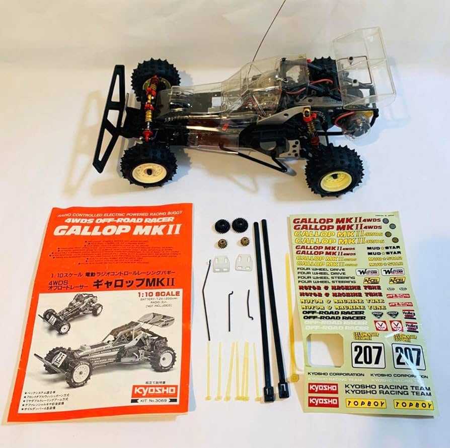 Amazon.co.jp: 京商ラジコン ギャロップMKII 旧車 レーシングバギー