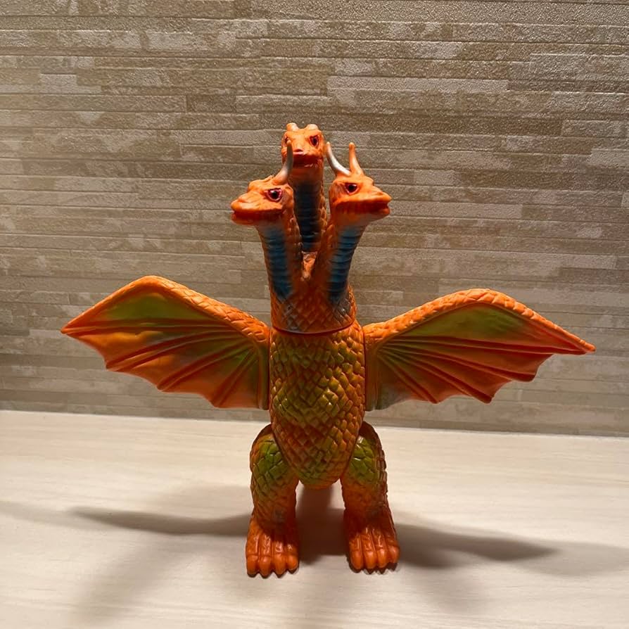 Amazon.co.jp: ブルマァク キングギドラ ソフビ スタンダードサイズ