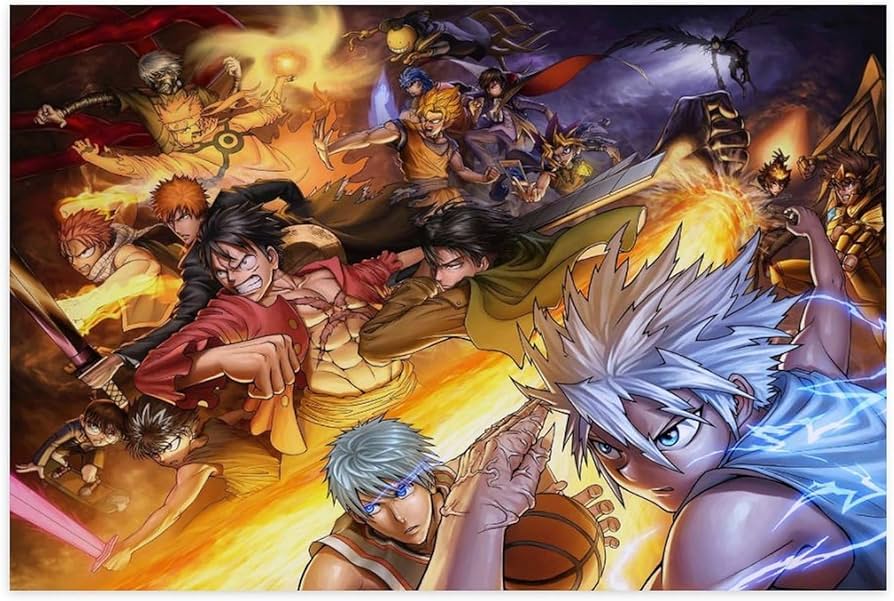 Amazon.co.jp: 人気アニメ ファッションアニメポスターポスター