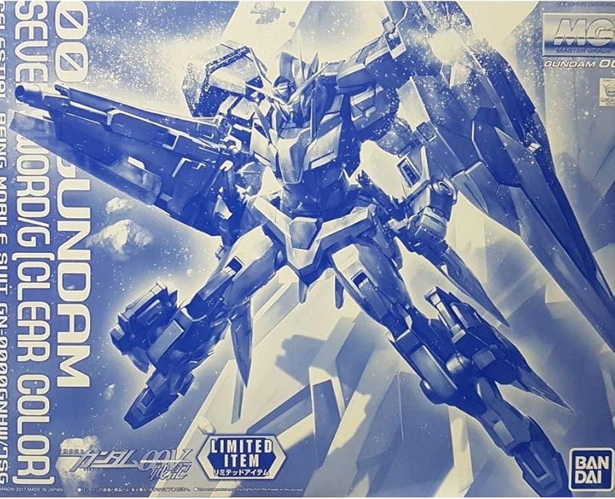 Amazon.com: Bandai Gundam 00 Seven Sword/G MG 1/100 Model Kit + 1