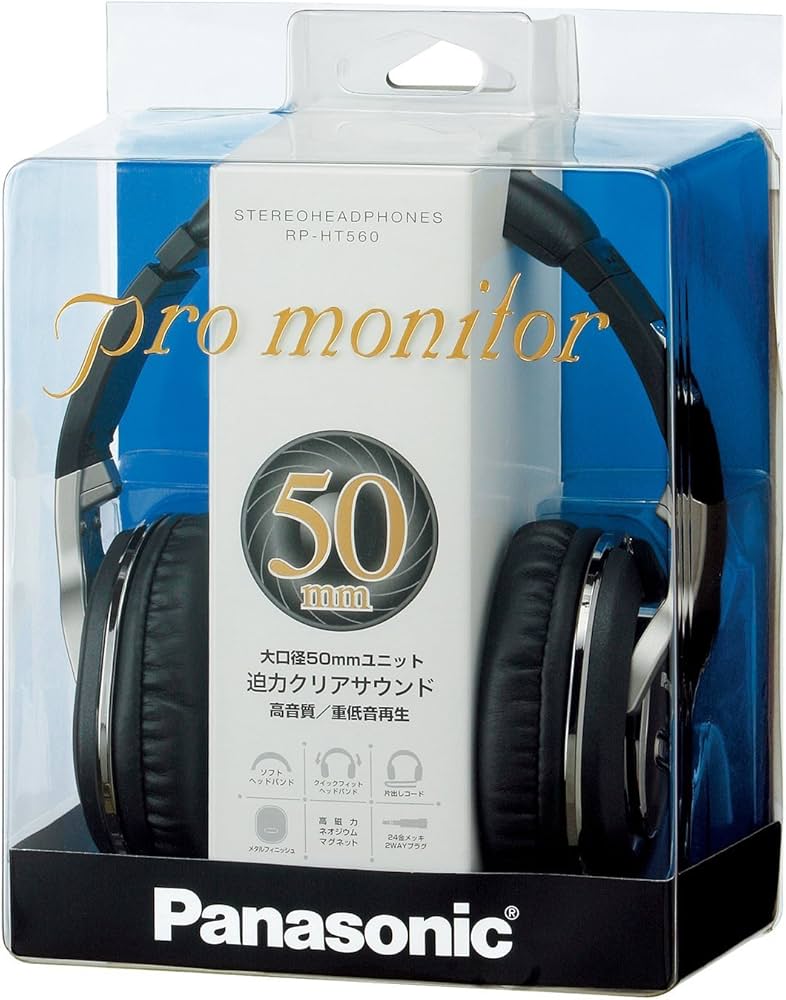 Panasonic RP-HT560 有線ヘッドセット ブラック 概要 ステレオ