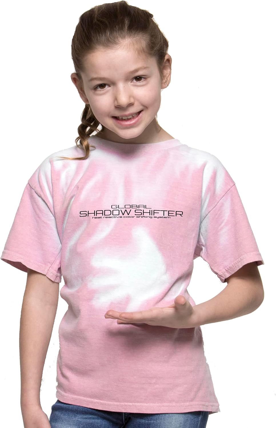 Shadow Shifter Colour Changing Kids Short Sleeve Purple to Pink T