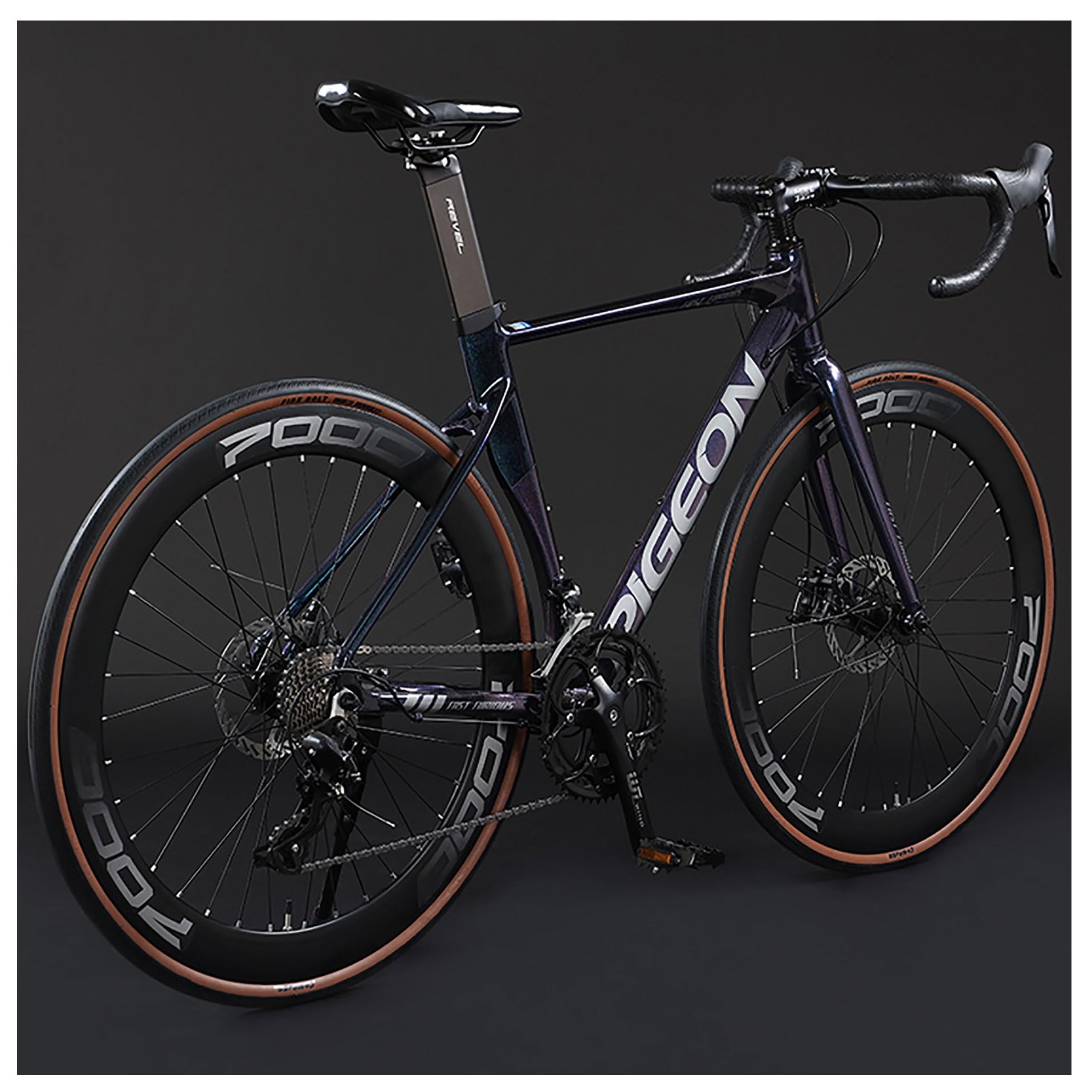 Amazon | ロードバイク 14段変速 700*28C自転車 アルミニウムエアロ