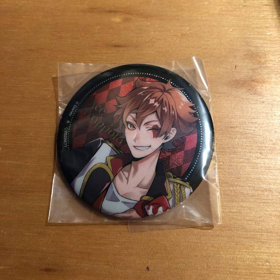 ツイステ エース 缶バッジ カプ缶 寮服 ツイステ エース 缶バッジ