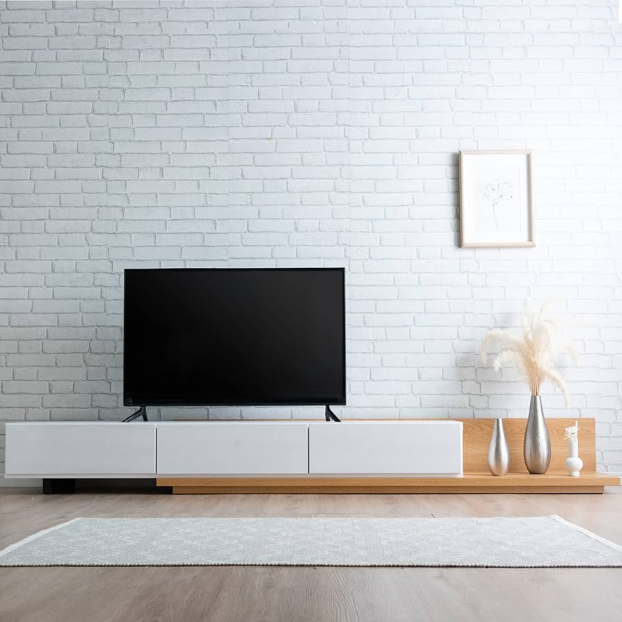 Amazon｜タンスのゲン テレビ台 幅180-300cm 国産 スライド 伸縮