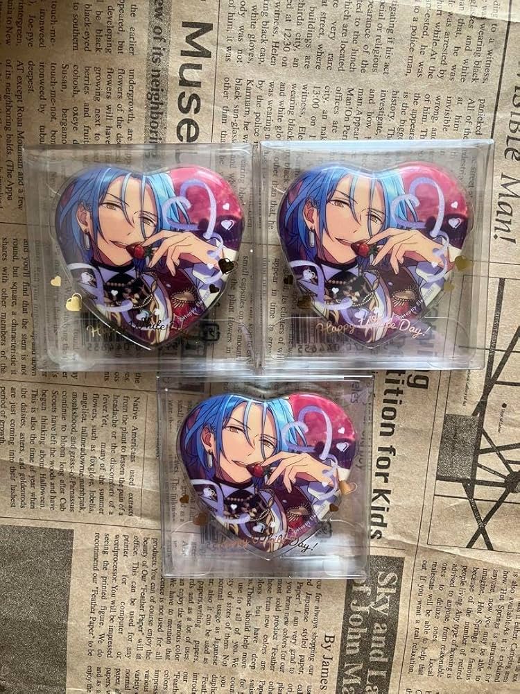 あんスタ ホワイトデー ハート缶バッジ 七種茨 40点 ホワイトデー