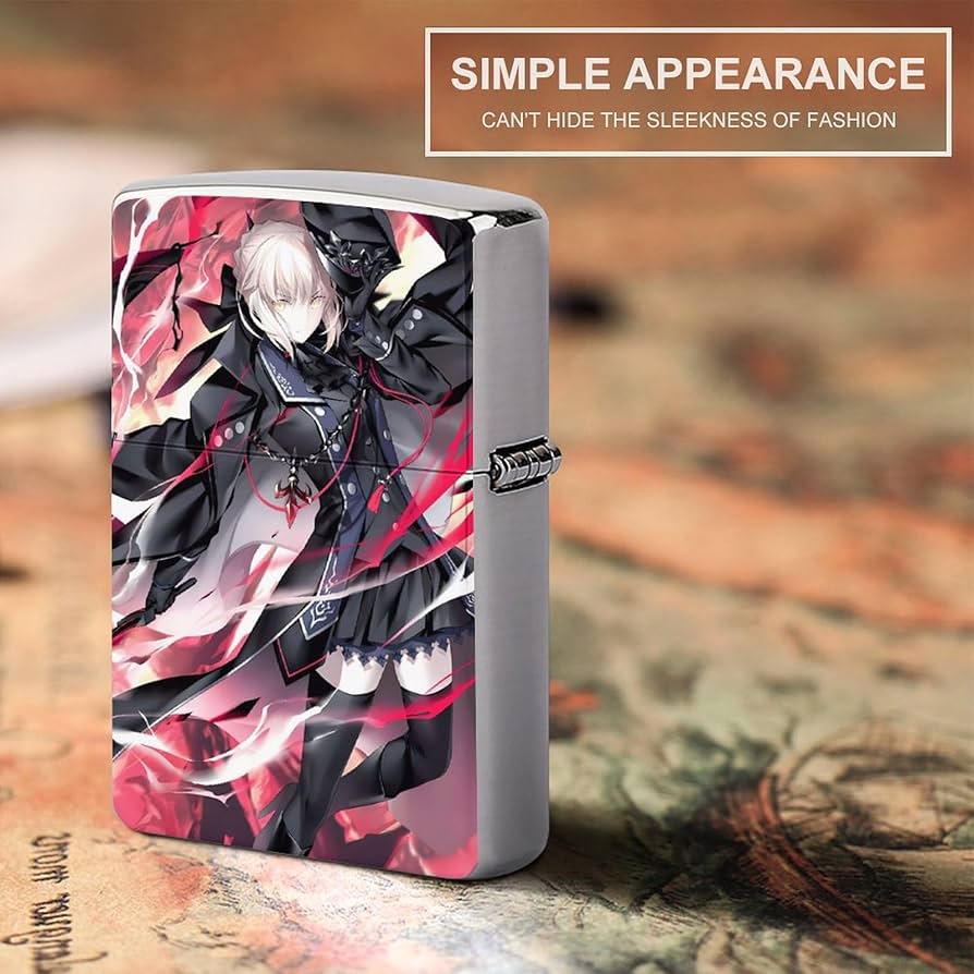 フェイト セイバー 美少女 集合 オイルライター zippo 風 BFZ6