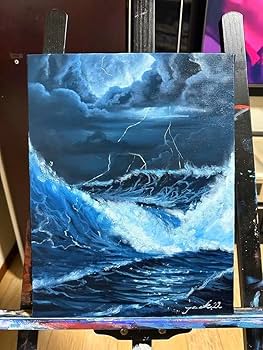 油絵（風）F6 32×41㎝「朝の桜2」油彩・原画・F6 一点物】『 桜ー春風 』