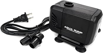 Amazon.co.jp: LNSTUDIO 水中ポンプ 吐出量1500L/H 最大揚程1.5M