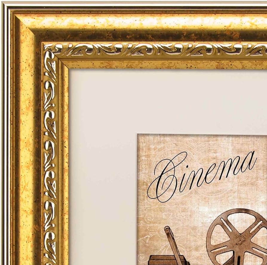 Amazon.com - WYNCO 5x7 2 Pack Gold Scroll Ornate Classic Picture