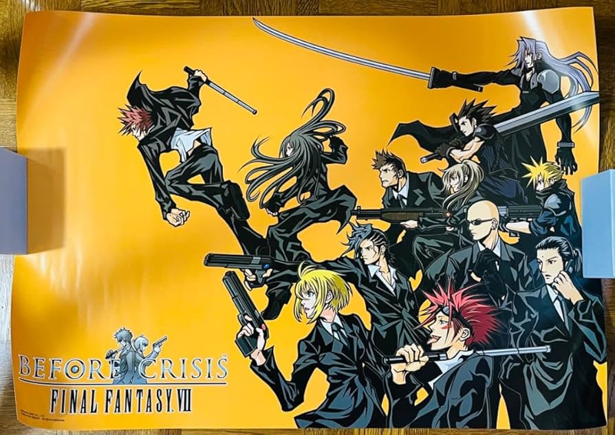 未使用 クライシスコア ファイナルファンタジーVII 販促POP 短冊