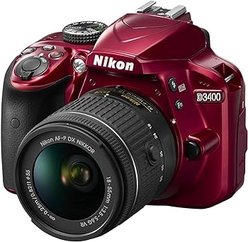 Amazon.com : Nikon D3400 w/ AF-P DX NIKKOR 18-55mm f/3.5-5.6G VR