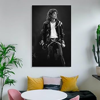 Amazon.com: SZEKDUIT Singer Michael Jackson (1) Canvas Poster