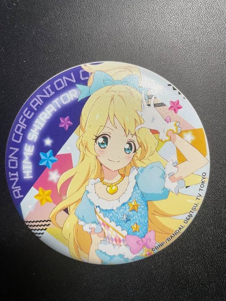 アイカツ スターズ プライズ 限定 缶バッジ ストア 白鳥ひめ アイカツ