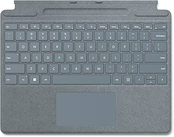 Amazon.com: Microsoft Surface Pro Signature Keyboard - Ice Blue