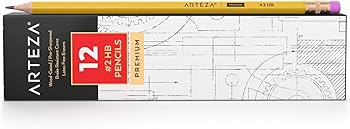 Amazon | デッサンのゴム製HB2 Artezaの鉛筆、予備強化された木の72