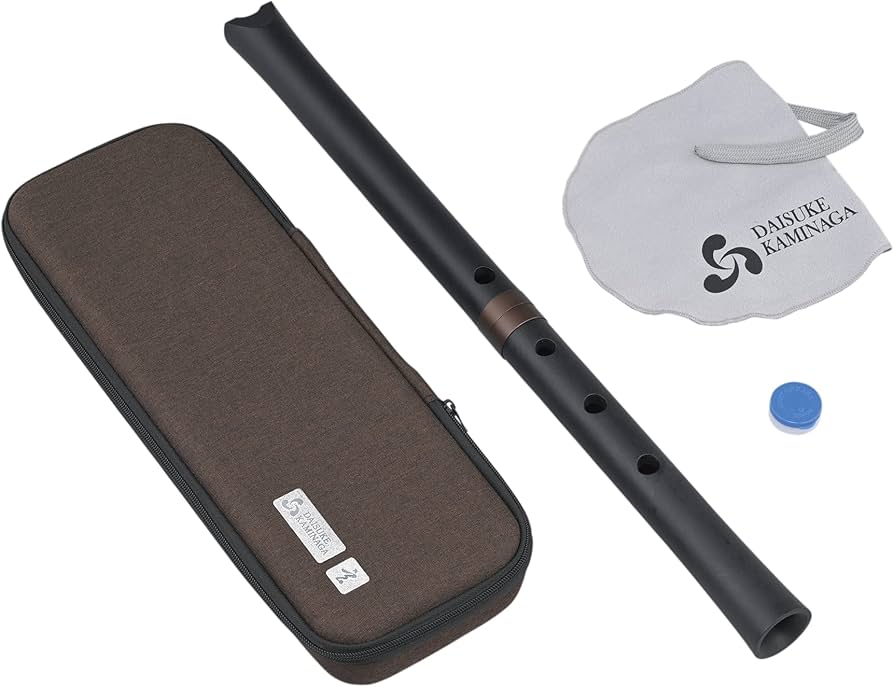 Y3110-5 琴古流 尺八 在銘 銀三線 全長64㎝ 竹製 Y3110-6 琴古流 尺八