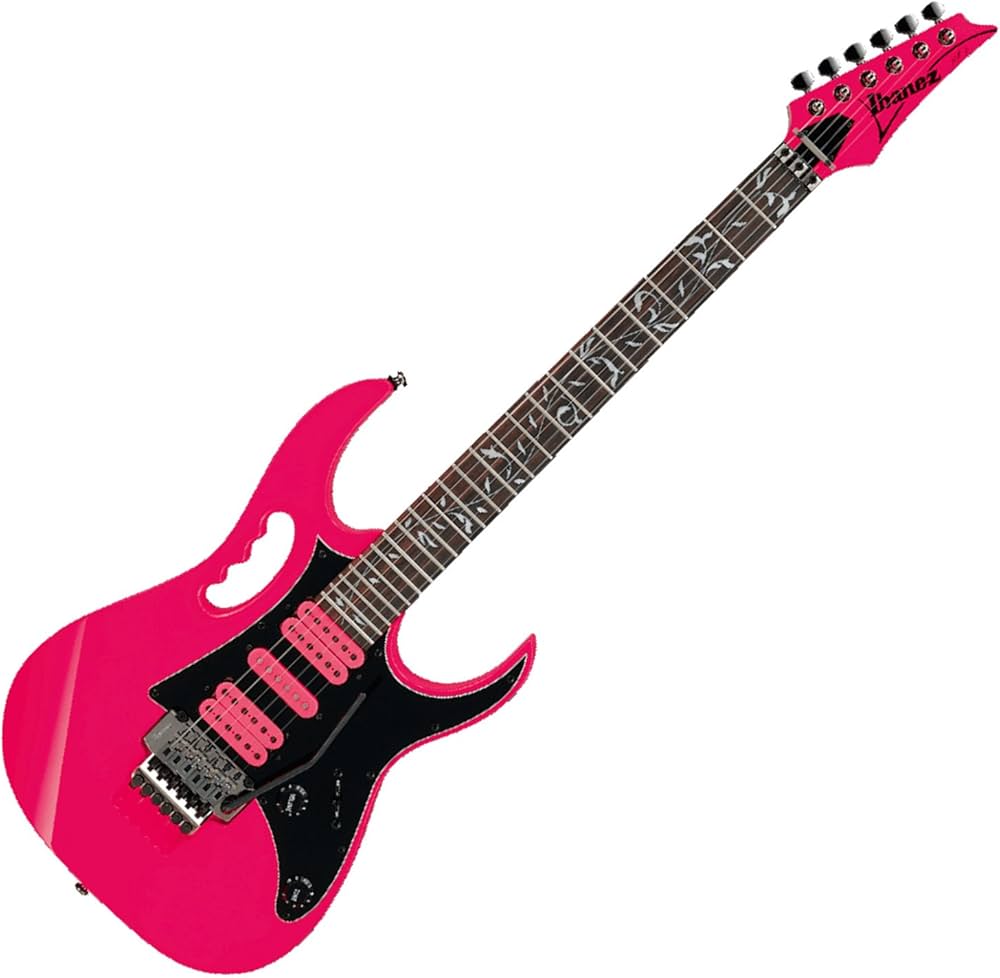 Ibanez JEMJRSPPK Steve Vai Signature Electric Guitar - Pink Finish