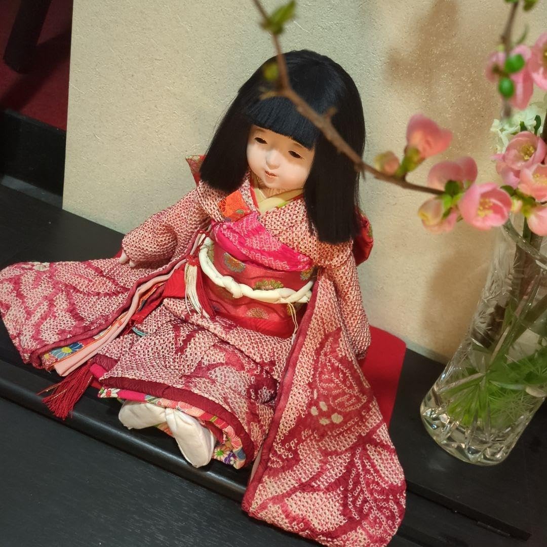 市松人形 日本人形 アンティーク 女の子 着物 ビスクドール