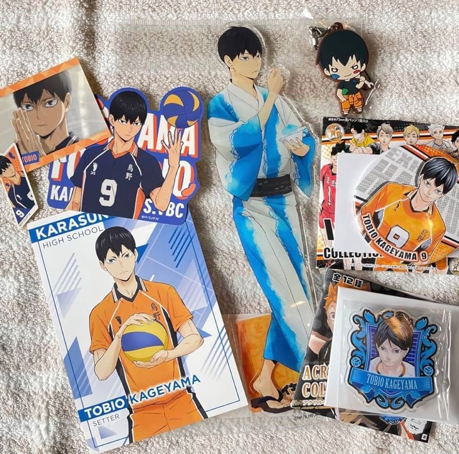 ハイキュー！！ 影山飛雄 グッズセット 全て原作絵 缶バッジ ポスト