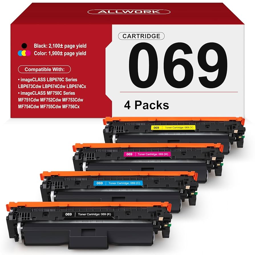 Canon 069 H インクカートリッジ 4色セット Amazon.co.jp: [ セット品