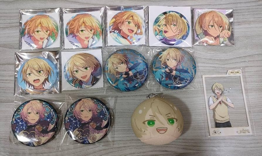 あんスタ 白鳥藍良 缶バッジ 中国 星辰 白鳥藍良 あんスタ イベコレ缶