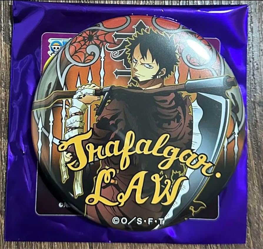 ワンピース ロー 輩缶バッジ バースデー 他 ONE PIECE】バースデイ缶