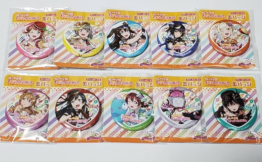 ラブライブ! 虹ヶ咲 缶バッジ にじたび ランジュ ラブライブ! 虹ヶ咲