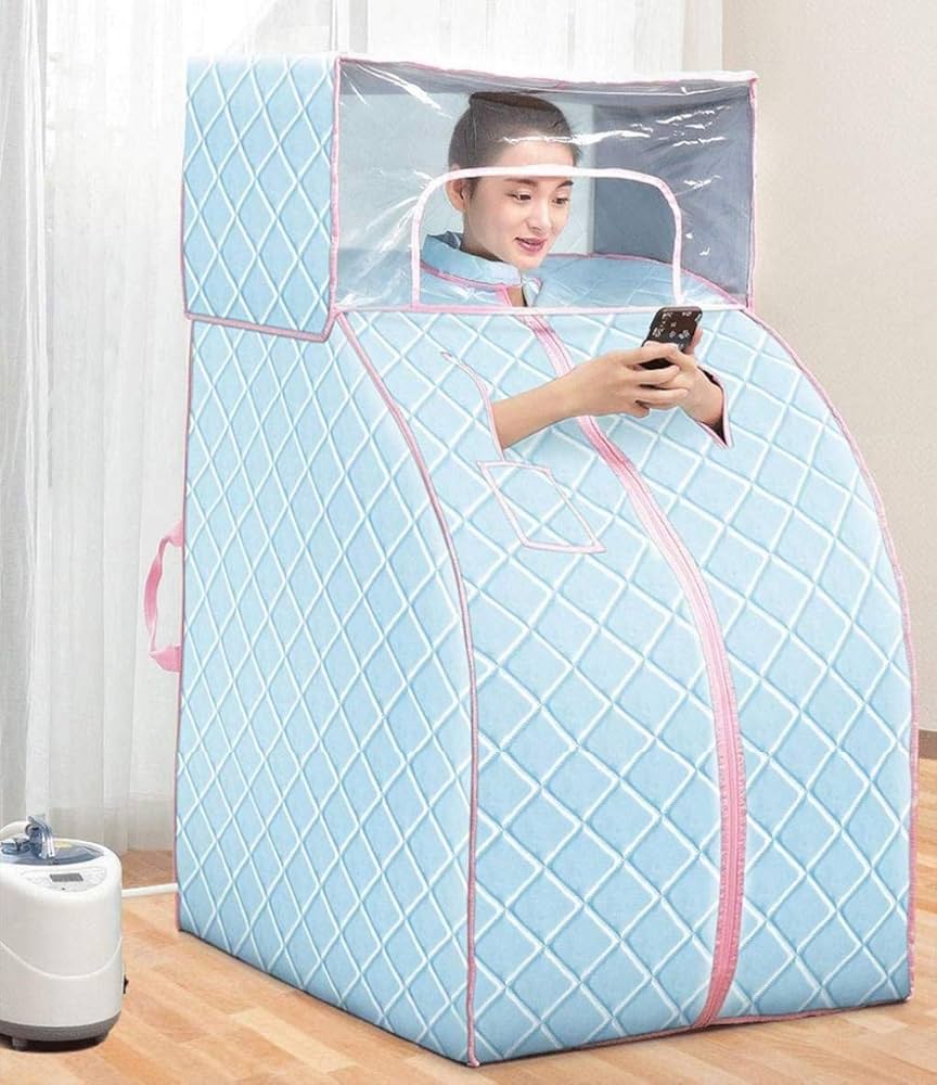 Amazon｜ポータブルスチームサウナスパセット、2L折りたたみ式スチーム