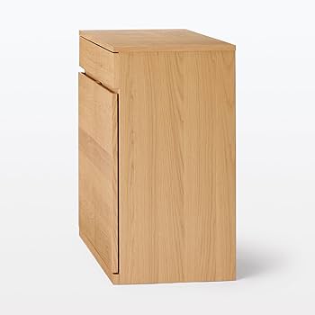 Amazon.co.jp: 無印良品 木製キャビネット 幅88×奥行44×高さ83cm 木扉