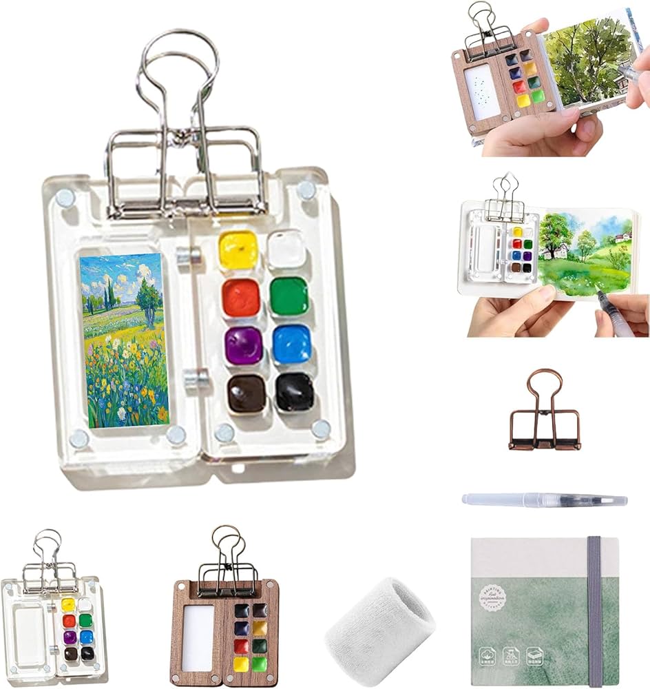 Amazon | Tobios 水彩セット Tobios 水彩キット ポケット水彩絵の具