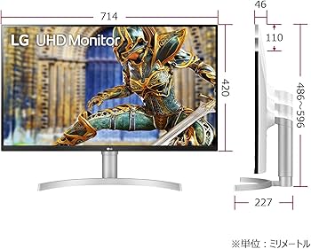 Amazon.co.jp: LG モニター ディスプレイ 32UN650-W 31.5インチ/4K/HDR