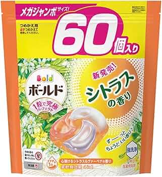 Amazon.co.jp: P＆G ボールド ジェルボール4D 心弾けるシトラス