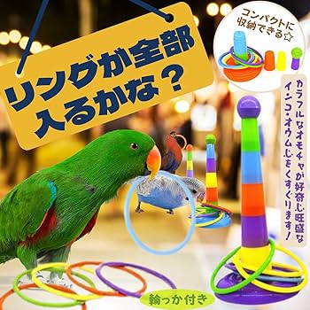 Amazon | [LUKASTR] インコ おもちゃ オウム ペット用品 バードトイ 鳥