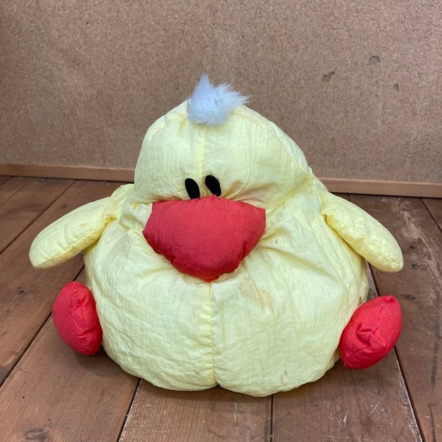 昭和レトロ鳥ぬいぐるみ
