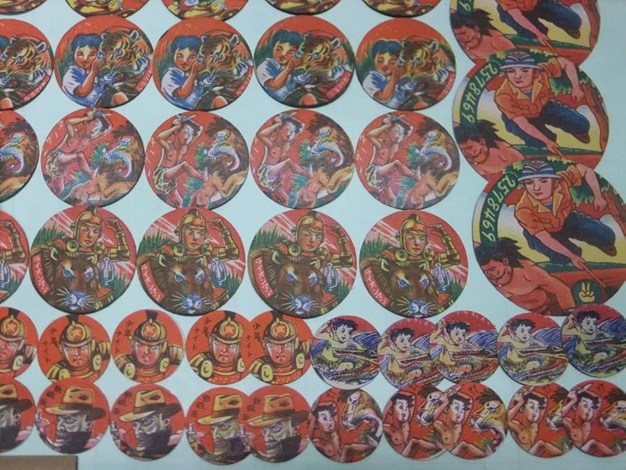 メンコシート 5種 計11シート めんこ 面子 おばけ ターザン