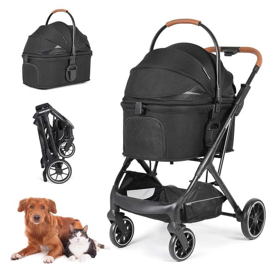 分離式 ペットカート 4輪 360°回転 折りたたみ 犬用ベビーカー 在庫