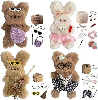 うさぎ着ぐるみドール モールアート アートドール 創作人形 サーニット