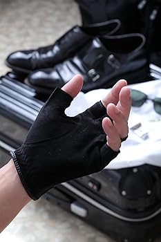 Amazon | [Reisa] パイロットグローブ パイロット手袋 黒 Black (S