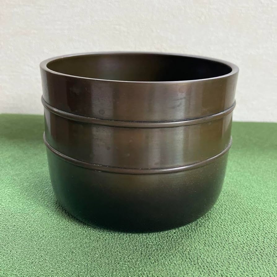 藤井 宗喜 造 唐銅 鬼面鐶付 皆具 茶道具 共箱