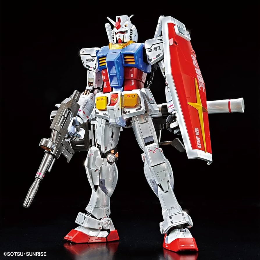 Amazon.com: MG 1/100 RX-78-2 Gundam Ver.3.0 [Titanium Finish