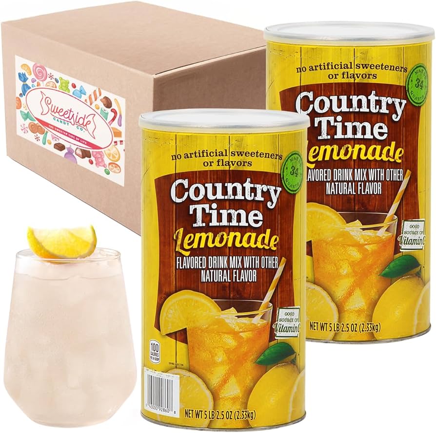 Amazon.com : Powdered Lemonade Drink Mix- CountryTime Refreshing