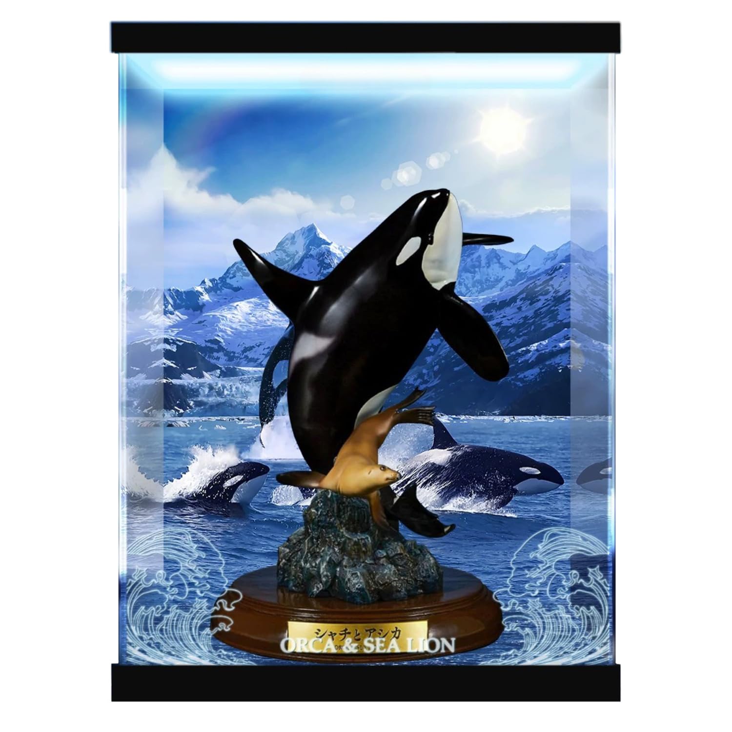 海洋堂 アクアランド 松村しのぶ ザトウクジラ親子 ガレージキット