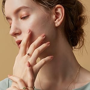 Amazon.co.jp: [アガット] agete 【K10両耳用ダイヤモンドピアス