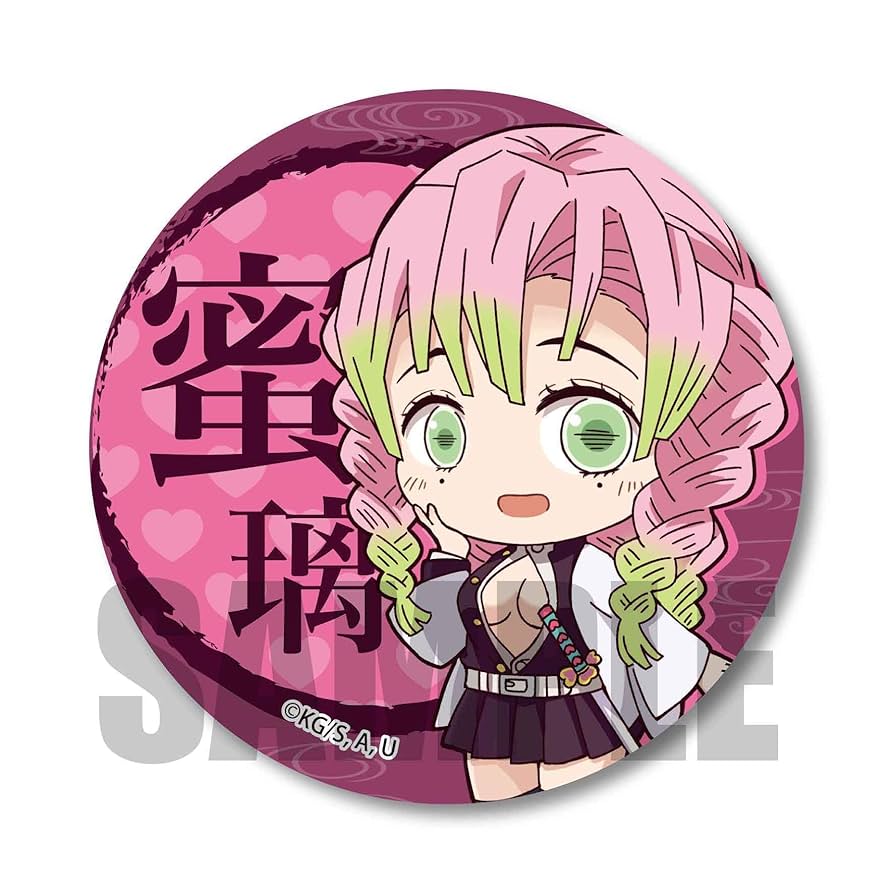 鬼滅の刃 namco ナムコ 甘露寺蜜璃 ホロ缶バッジ 9個 鬼