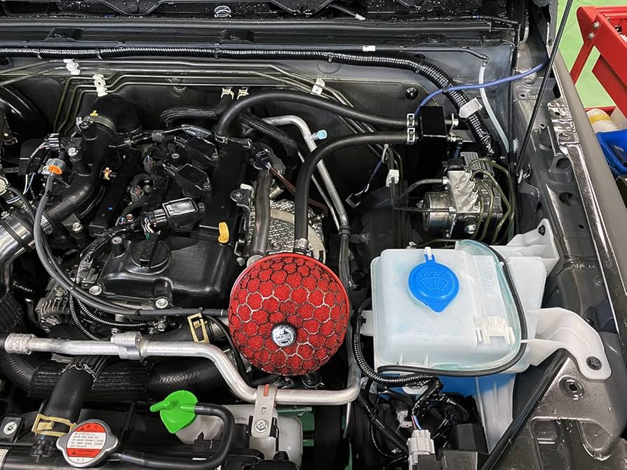 あいあい】ジムニー JA22 HKSレーシングサクションキット車検OK